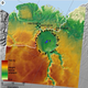 An example of the topographic data used in the new study.